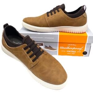 Weatherproof Vintage Men's Pull-On Bungee Lace Up Sneaker Omera Size 11